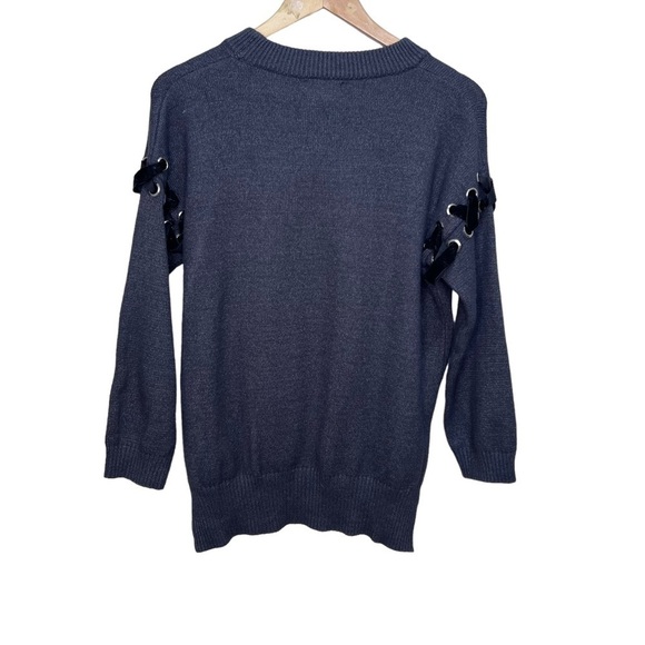 Molly Bracken Grey Crew Neck Sweater Size XS/S - Picture 5 of 9